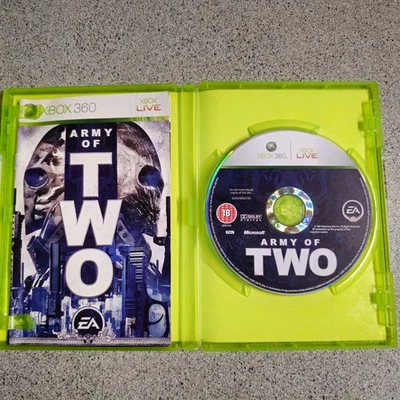 Army of Two Xbox 360 Computer Game with Manual PAL Uk Version - Image 1 of 4