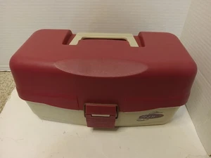 Plano FLW Tour Fishing Tackle Box Plastic 3-Tray Red/Gray Wal-Mart - Picture 1 of 7