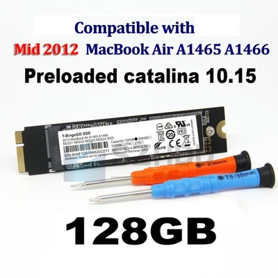 128GB SSD RE THNSNS128GMFP For Apple MacBook Air 11" A1465 13” A1466 Mid 2012 - Image 1 of 4