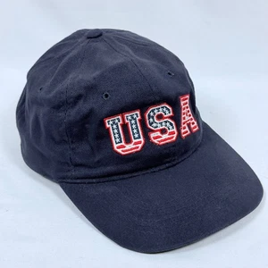 Vintage Bugle Boy Company USA Hat Patriotic Stars & Stripes Adjustable Snapback - Picture 1 of 10