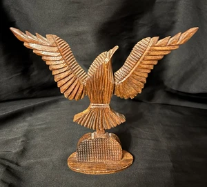 Handgeschnitzte Skulptur Adler Handarbeit - Bild 1 von 3