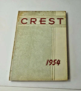 1954 WILSON CENTRAL HIGH SCHOOL YEARBOOK  WILSON NY "THE CREST" - Picture 1 of 2
