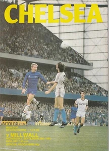 Chelsea v Millwall 26 Sept 1984 Milk Cup 2nd Rnd 1st Leg Football Programme - Picture 1 of 1
