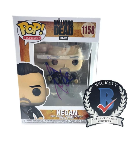 JEFFREY DEAN MORGAN SIGNED AUTOGRAPH FUNKO POP THE WALKING DEAD BECKETT BAS COA Cover