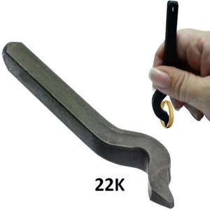 Steel Stamp Bent Curved 22K Ring Inside Jewelry Marking Metal Gold Punch - Picture 1 of 8