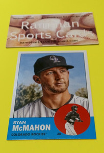 2022 Topps Archives # 87 Ryan McMahon Colorado Rockies