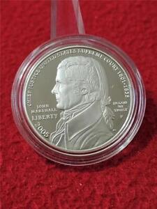 2005-P CHIEF JUSTICE J. MARSHALL PROOF Commemorative Silver Dollar   #MF-T2344