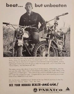 1965 Hodaka PABATCO Ace 90 Motorcycle Print Ad - Picture 1 of 1