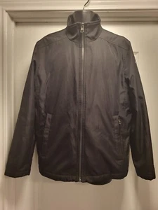 Calvin Klein Mens Black Full-Zip Water Resistant Coat Jacket Size L - Picture 1 of 4