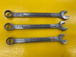 3 Llaves Combinadas De Colección Craftsman EE. UU. Línea DBL Panel Elevado 5/8, 11/16 y 3/4 - Imagen 1 de 14