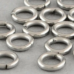 8 mm Silber Edelstahl Geschlossen Biegeringe Fundstücke Verbinder Schmuckherstellung - Bild 1 von 12