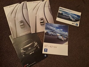Peugeot 407 SW Prospekte + Handbuch inkl Sport XS - Bild 1 von 8