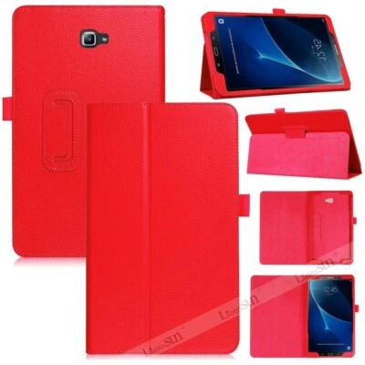 For Samsung Galaxy Tab E/A/A6/S3/S2/S4 7"~10.5" Tablet Folio Leather Case Cover - Image 1 of 4