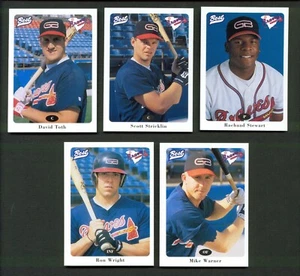 1996 Best Greenville BRAVES #29 MIKE WARNER Lakewood NEW JERSEY - Picture 1 of 2