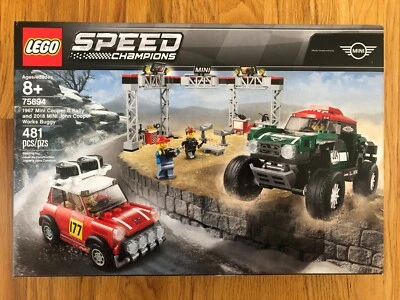 LEGO SPEED CHAMPIONS 1967 Mini Cooper S Rally 2018 John Cooper Works Buggy 75894 Foto 1 de 4