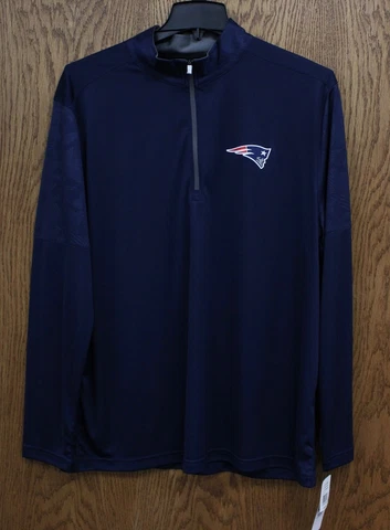 New England Patriots Quarter Zip Up Sweater NFL 3XL XXXL Team Apparel BRAND NEW Cover