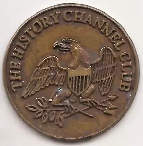 HISTORY CHANNEL 1976 CLUB MONETA COMMEMORATIVA-AQUILA DI BRONZO & 1776 CAMPANA LIBERTY - Foto 1 di 2