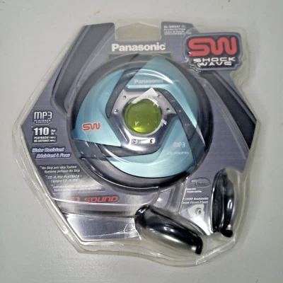Reproductor de CD/MP3 portátil resistente al agua Panasonic Shockwave - NUEVO (SL-SW947PC-A) Foto 1 de 4