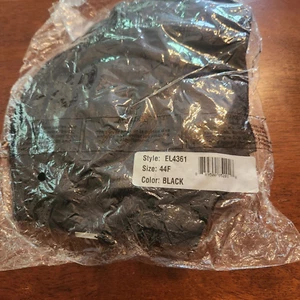 ELOMI Vollfigur BH MIA Schwarz 44F Bügel 44 F Schwarz Halbtransparent Neu in OVP NEU - Bild 1 von 10