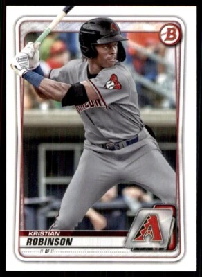 2020 Bowman Prospects Kristian Robinson Arizona Diamondbacks #BP-27 - Image 1 of 2