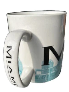 Starbucks Coffee Miami Coffee Mug Barista Skyline Series One 2002 - Picture 1 of 5