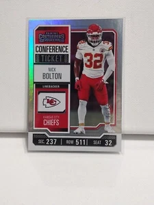 2023 Panini Contenders Nick Bolton #50 Conference Ticket Silver Prizm /99 - Picture 1 of 2
