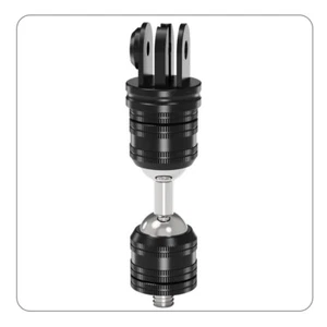 Metal Double Ball Head Damping Adjustment Bracket For selfie sticks/tripods - Picture 1 of 30