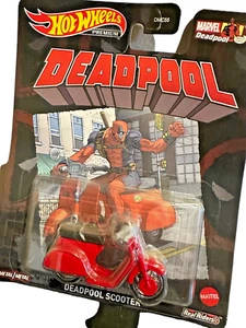 Hot Wheels Retro Entertainment F Case 2021 Deadpool Scooter 1:64 Scale - Picture 1 of 3