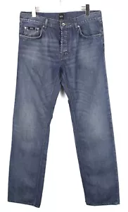 HUGO BOSS Scout1 Regular Fit Vaqueros W34/L34 Schnurrhaare Nuevo Azul Denim - Imagen 1 de 10