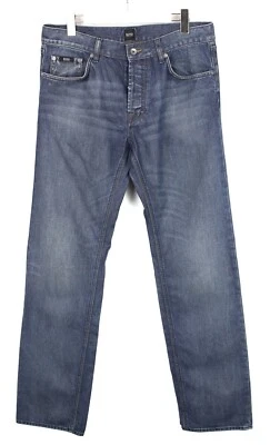 Hugo Boss Scout1 Regular Fit Hombre Vaqueros W34/L34 Bigote Nuevo Denim Azul - Imagen 1 de 4