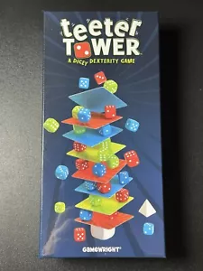 Teeter Tower: A Dicey Dexterity Game by Gamewright - NEW - SEALED! - Picture 1 of 4