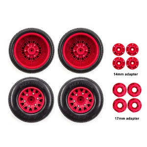 4PCS RC Roue Pneus RC Voiture Pneus Remplacement pour 1/10 Court-Course Camion I0Q9 - Photo 1 sur 10