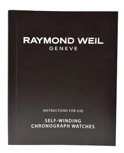 Raymond Weil Self-Winding Chronograph Watches Instructions for Use Booklet - Picture 1 of 3