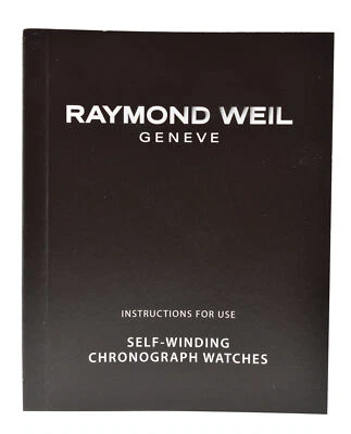 Raymond Weil Self-Winding Chronograph Watches Instructions for Use Booklet - Image 1 of 3