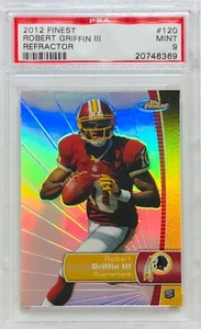 ROBERT GRIFFIN III ROOKIE 2012 TOPPS FINEST REFRACTOR PSA 9 WASHINGTON REDSKINS - Picture 1 of 2