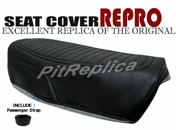 HONDA SEAT SADDLE COVER CB550F CB550 F 1975 1976 1977 *HEAT PRESSED*BLACK*ASPPA - Image 1 of 4