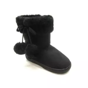 NWT - Toddler Girl's 'I-Haylster' Black Boots from Blue - Size 9 - Picture 1 of 1