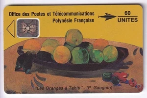 POLYNESIE TELECARTE / PHONECARD .. 60U PF5Ac SC4 GAUGUIN 10/91 IMP32106 TBE C40€ - Picture 1 of 2