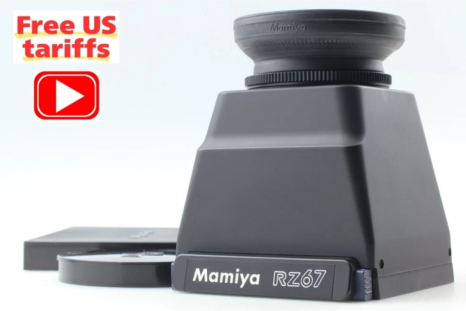 Eye Cup [ MINT w/ Caps ] Mamiya AE Magnifying Chimney Finder For RZ67 From JAPAN - Image 1 of 4
