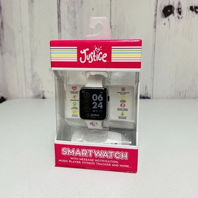 Justice Smartwatch With Message Notify Music Player Fitness Tracker + - Image 1 of 3