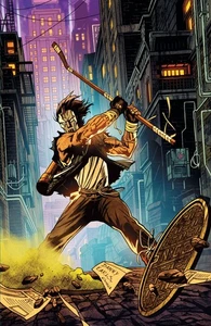 Teenage Mutant Ninja Turtles Casey Jones #1 1:25 Earls Full Art RI NM PRESALE - Picture 1 of 2