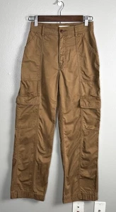 Abercrombie & Fitch Women’s Size 26/2 Beige Straight Leg Relaxed Fit Cargo Pants - Bild 1 von 5