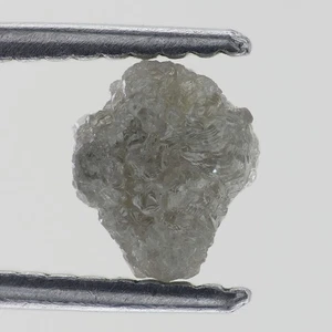 Diamante genuino suelto natural áspero Jimneto de lujo grisáceo de 1,03 quilates - Imagen 1 de 2