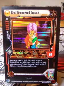 DBZ CCG DRAGON BALL RED DISCOVERED CROUCH #39 LIMITED FOIL LOST EPISODES NM/VLP - Picture 1 of 2