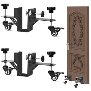 Schwerlast Tür Installation Kit, 2 Stück Tür Dolly für 0,8 bis 2,36 Zoll Dicke... - Bild 1 von 6