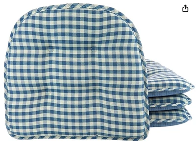 Cojines de silla antideslizantes Klear Vu Omega, almohadillas de asiento antideslizantes en forma de U - Paquete de 2 Foto 1 de 4