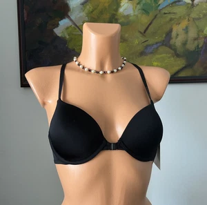 NWT Calvin Klein Black Racerback Bra, sz 36A - Picture 1 of 2