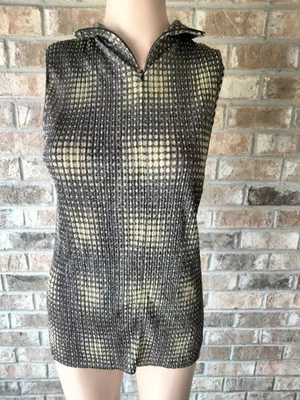 Camisa sin mangas VIVIENNE TAM Top A guisante en la vaina maternidad nueva sin etiquetas talla 2 Foto 1 de 4