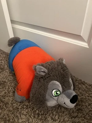 Great Wolf Lodge 14” WILEY WOLF travesseiro macio de pelúcia animal, travesseiro animais de estimação - Imagem 1 de 4