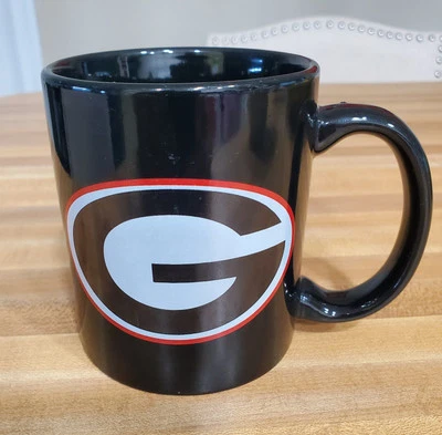 Black Ceramic Georgia Bulldogs Coffee Mug - Image 1 of 3